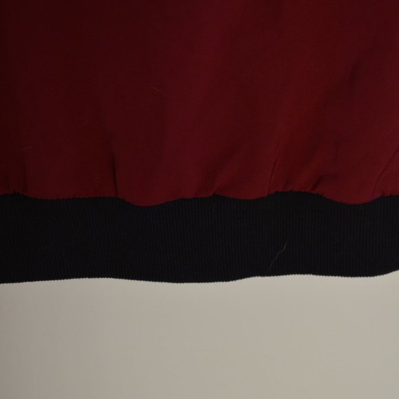 Mural Smooth Elastic Trimmed Bomber Baseball Jacket Womens Size XS - Picture 9 of 12